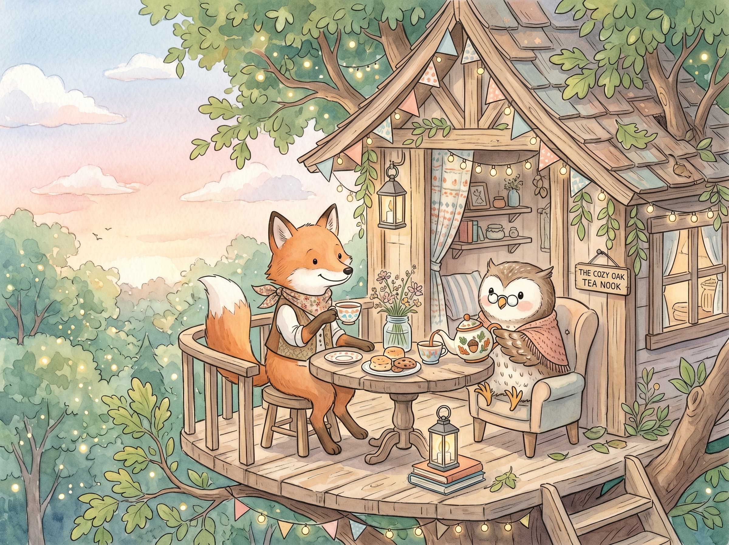 Children's book illustration generated with Nano Banana 2