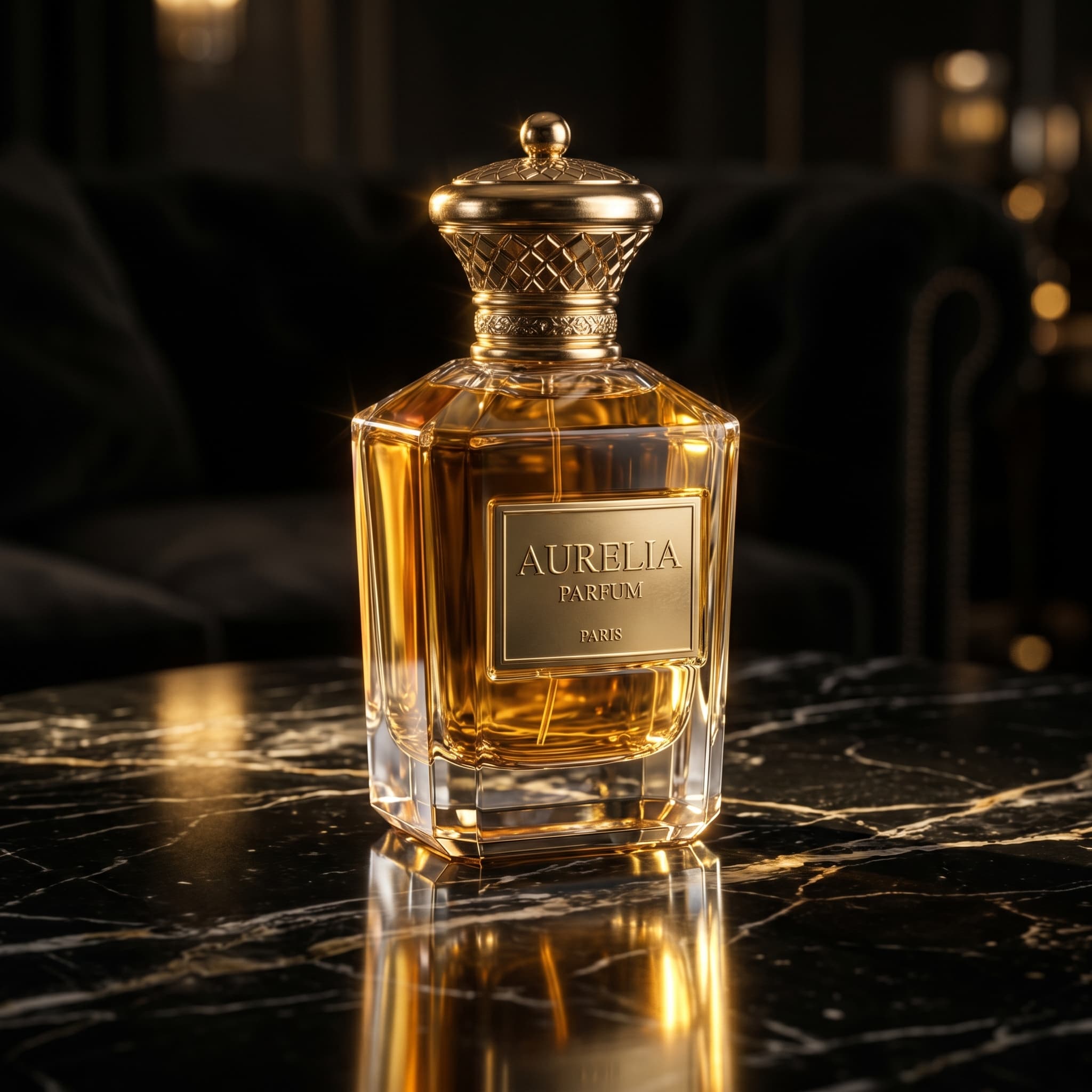 Luxury perfume product image generated with Nano Banana 2