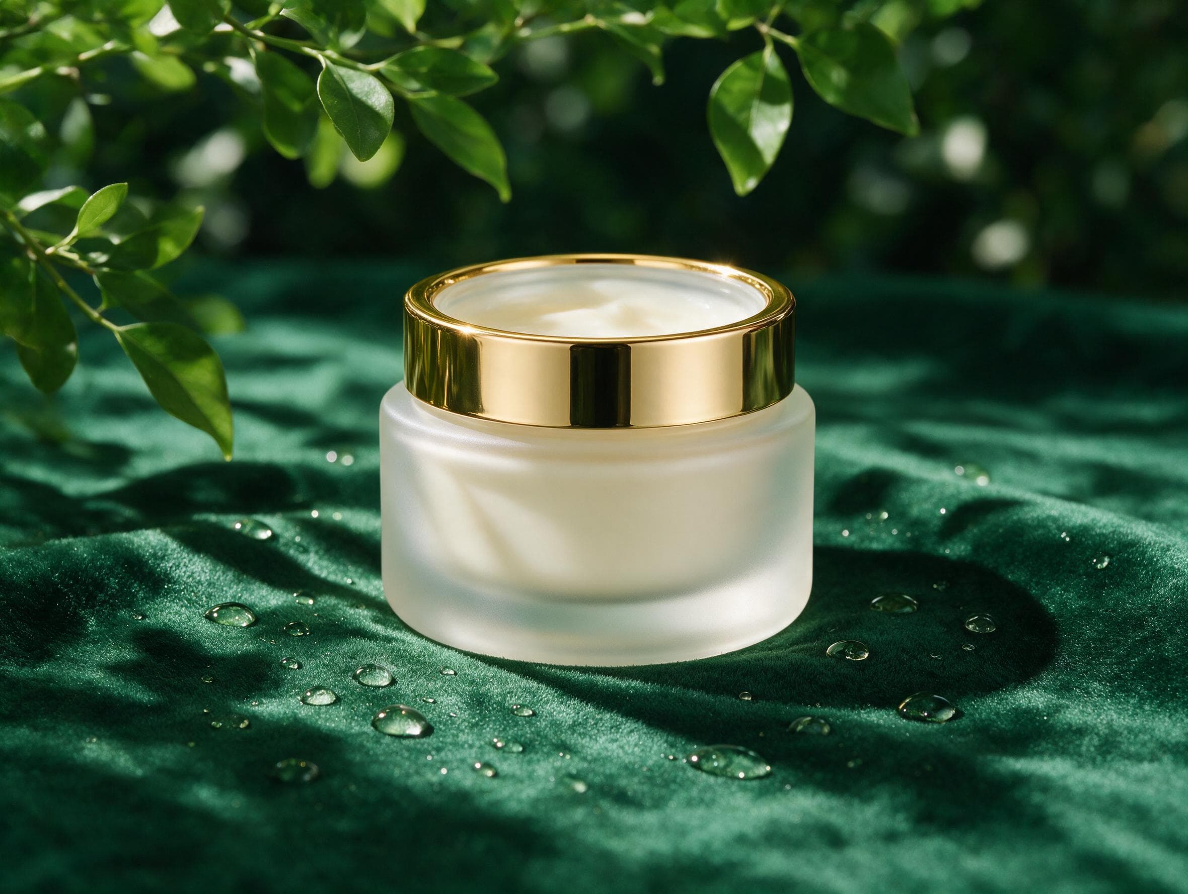 Luxury skincare campaign image generated with Seedream V5 Pro