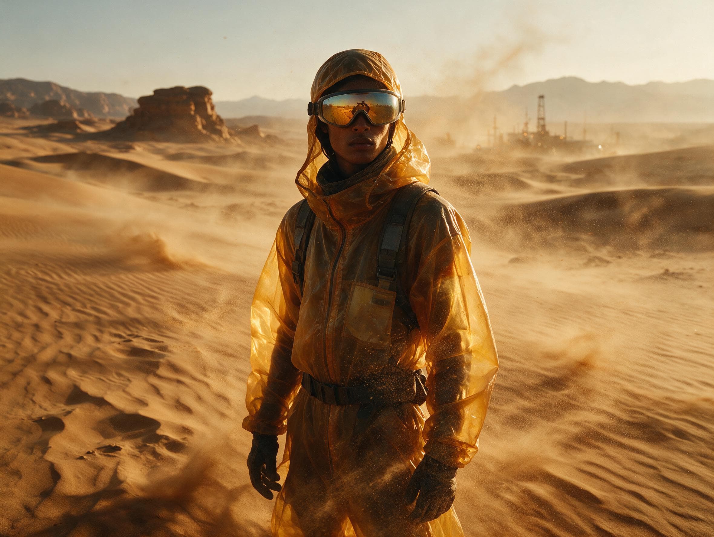 Cinematic field engineer portrait generated with Seedream V5 Pro