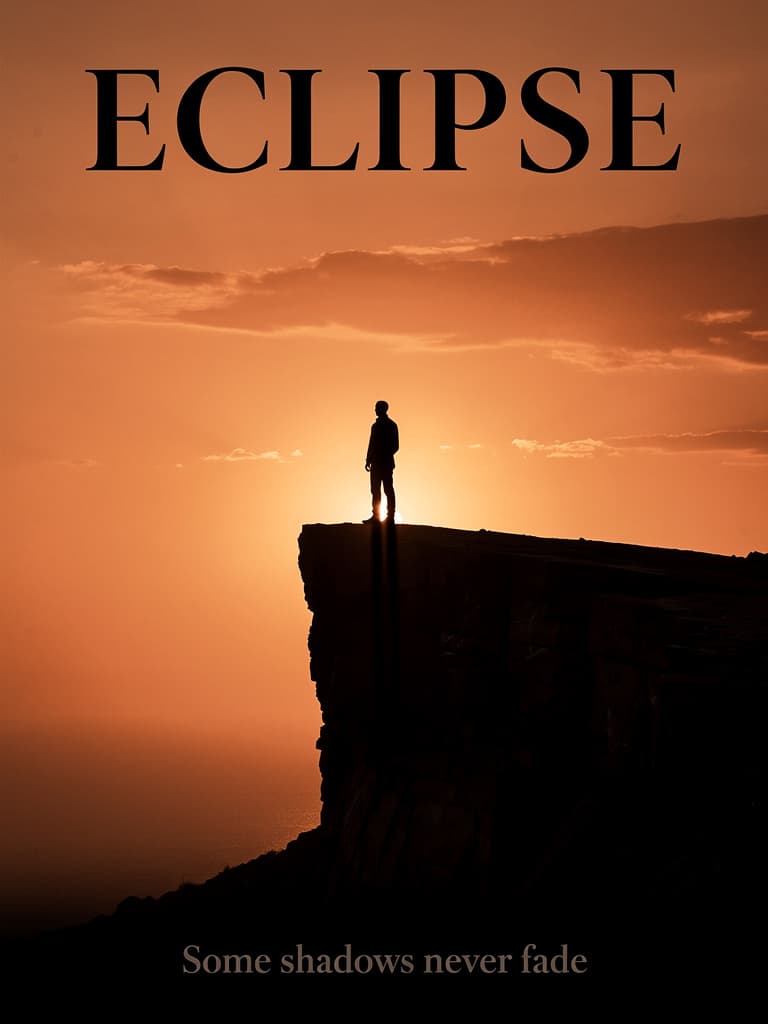 Eclipse movie poster with rendered typography generated with FLUX.2 Pro